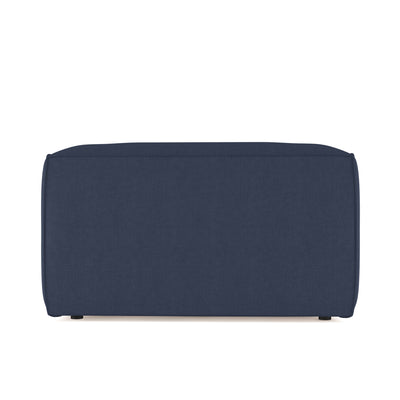 Varick Chair - Blue Print Box Weave Linen