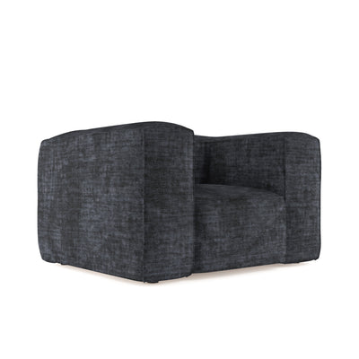 Varick Chair - Graphite Crushed Velvet