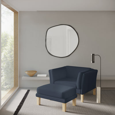 Charlton Chair - Bluebell Box Weave Linen