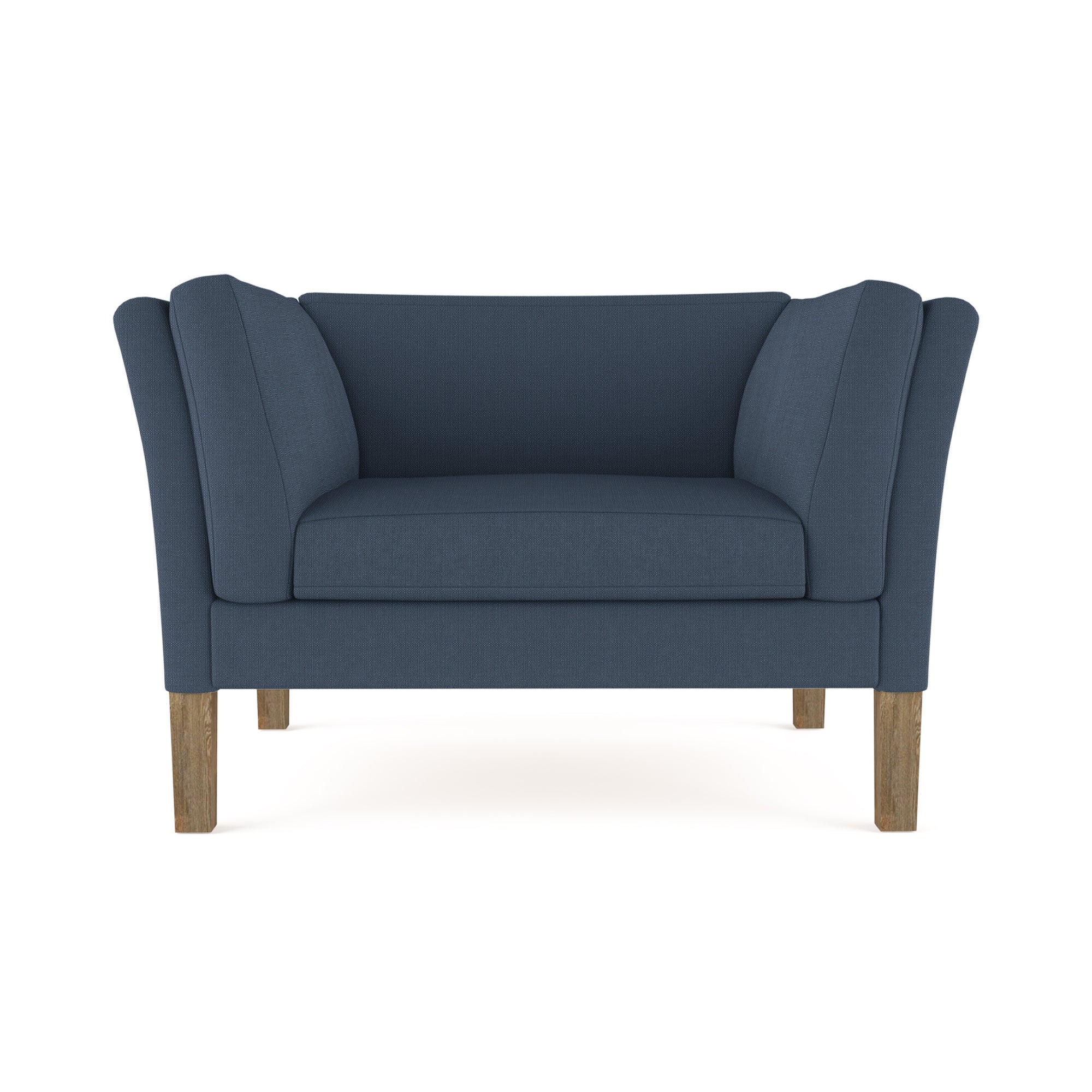 Charlton Chair - Bluebell Box Weave Linen