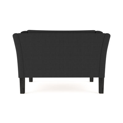 Charlton Chair - Black Jack Box Weave Linen