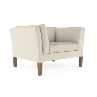 Charlton Chair - Oyster Box Weave Linen