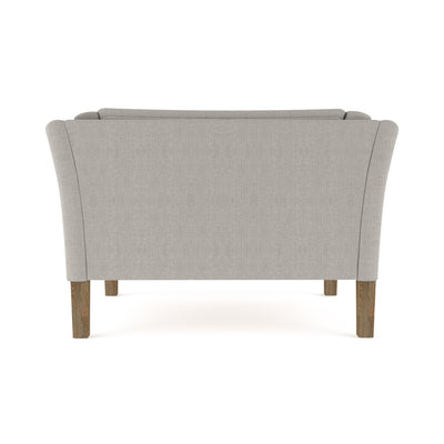 Charlton Chair - Silver Streak Box Weave Linen