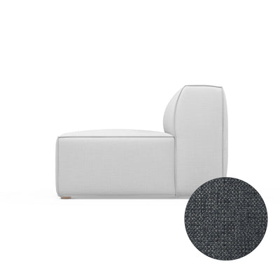 Varick Armless Chair - Bluebell Basketweave