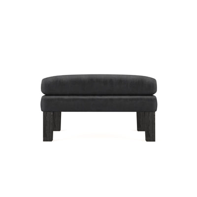 Charlton Ottoman - Black Jack Vintage Leather