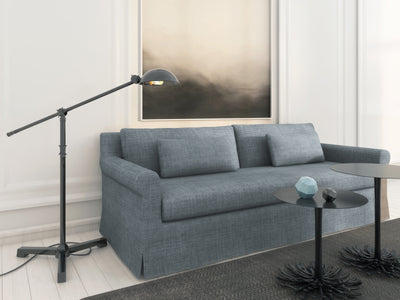 Ludlow Sofa - Haze Pebble Weave Linen