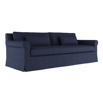 Ludlow Sofa - Blue Print Plush Velvet