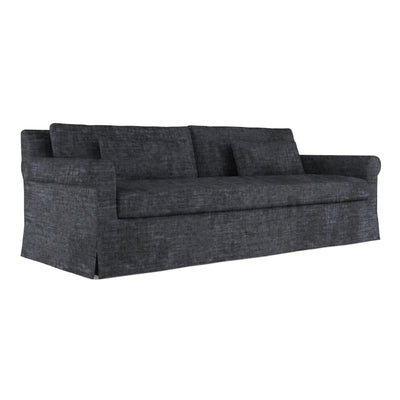 Ludlow Sofa - Graphite Crushed Velvet