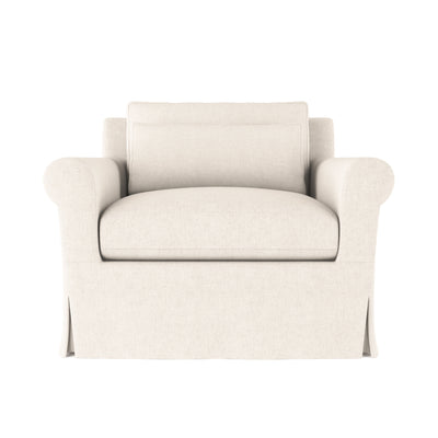 Ludlow Chair - Alabaster Plush Velvet