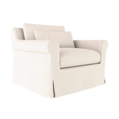 Ludlow Chair - Alabaster Plush Velvet