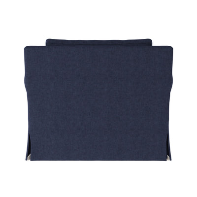 Ludlow Chair - Blue Print Plush Velvet