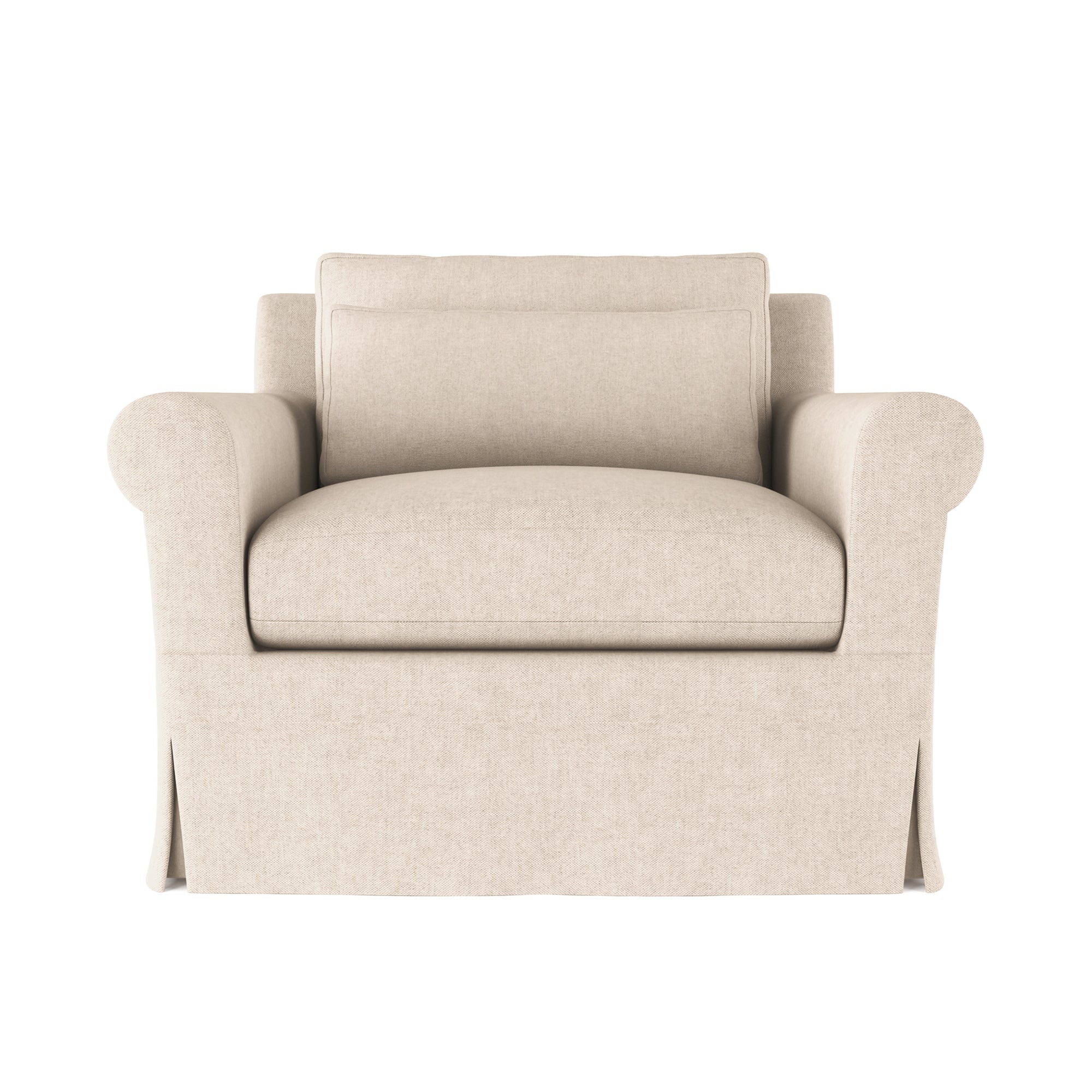 Ludlow Chair - Oyster Plush Velvet