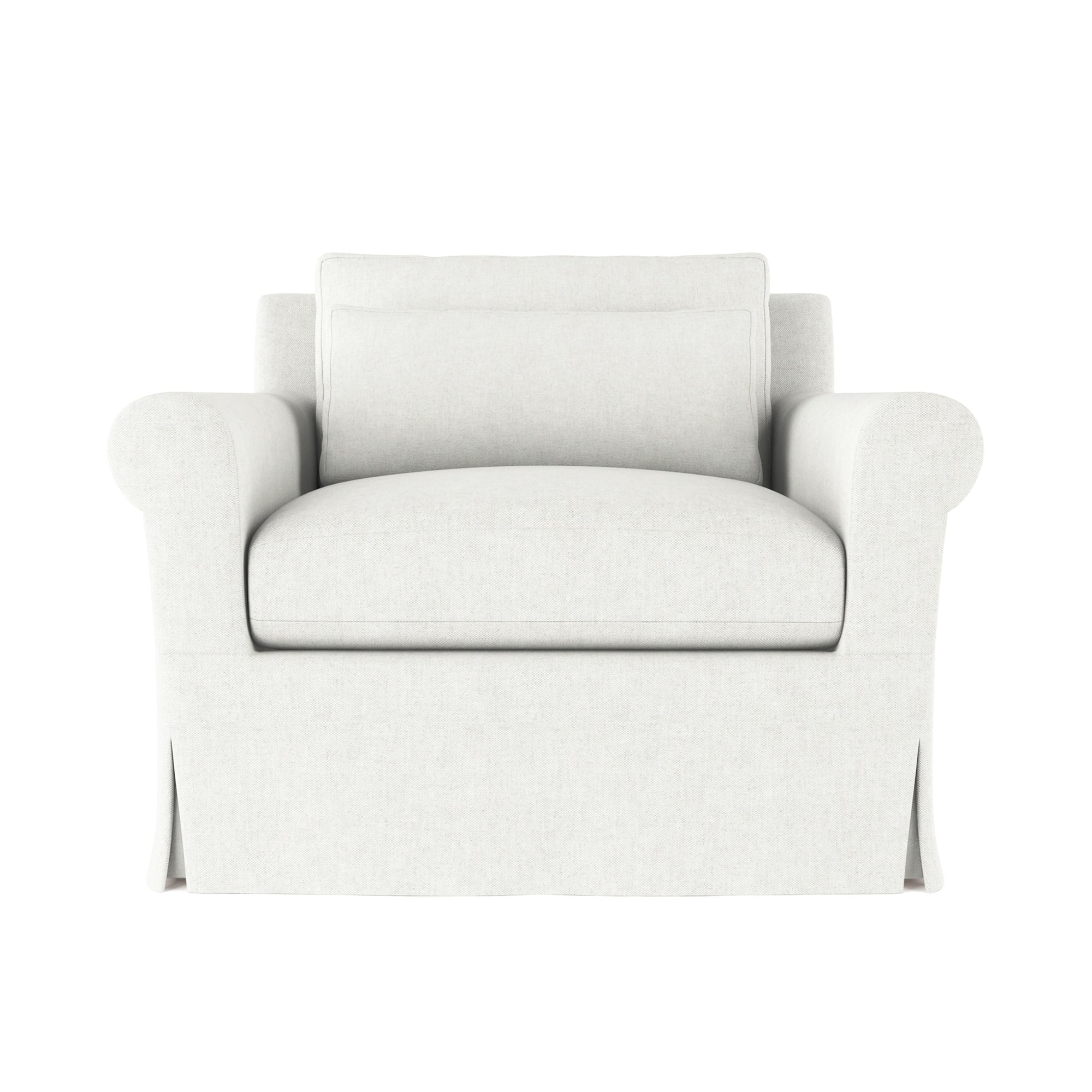 Ludlow Chair - Blanc Plush Velvet