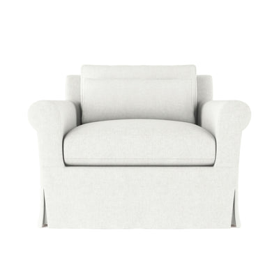 Ludlow Chair - Blanc Plush Velvet