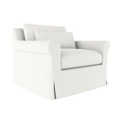 Ludlow Chair - Blanc Plush Velvet