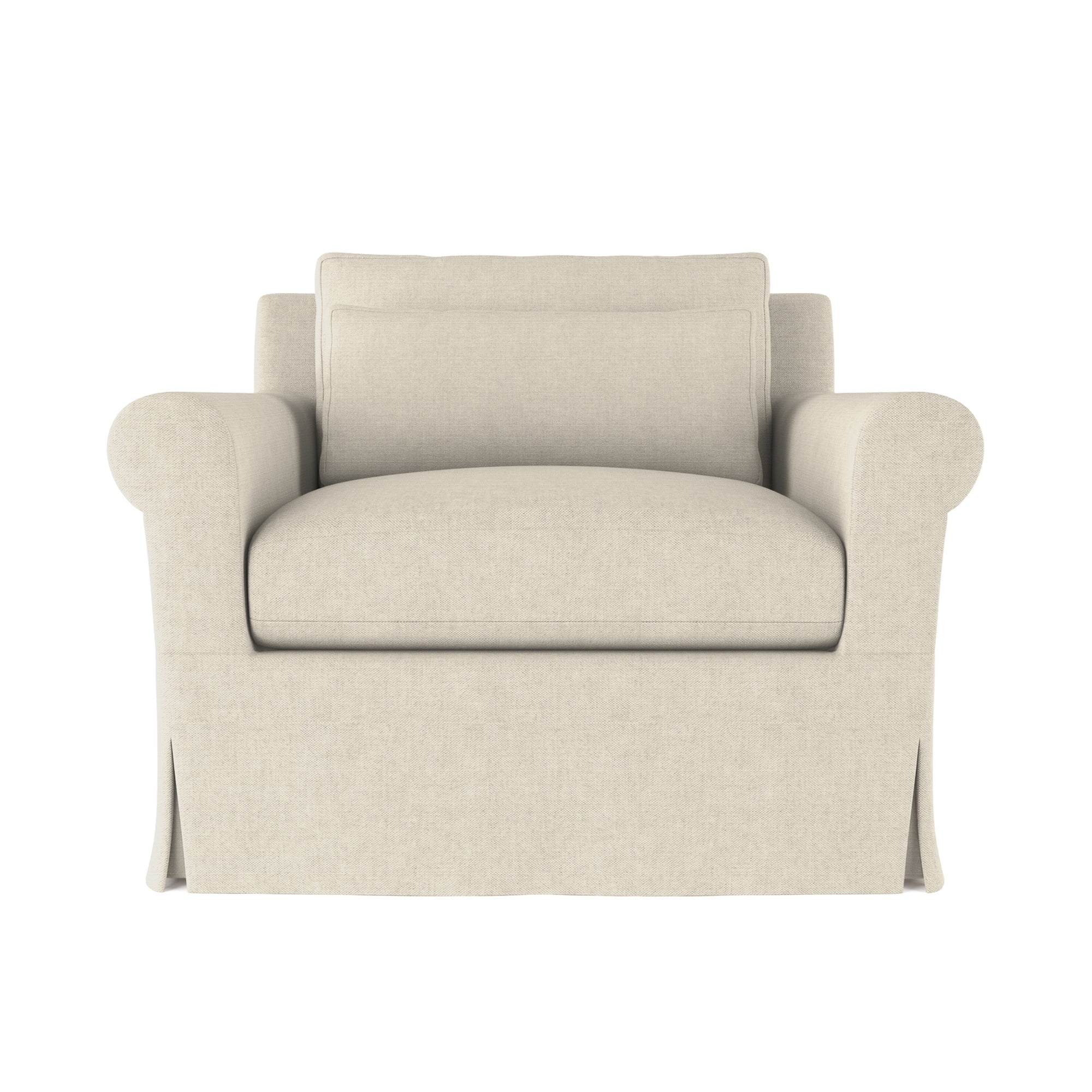 Ludlow Chair - Oyster Box Weave Linen