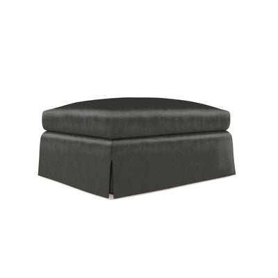 Ludlow Ottoman - Graphite Vintage Leather