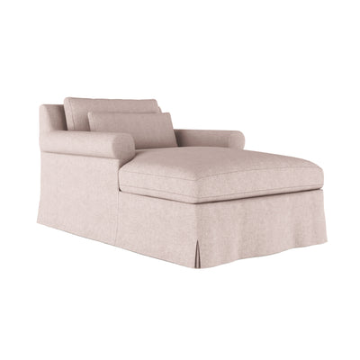 Ludlow Chaise - Blush Plush Velvet