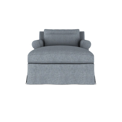 Ludlow Chaise - Haze Plush Velvet