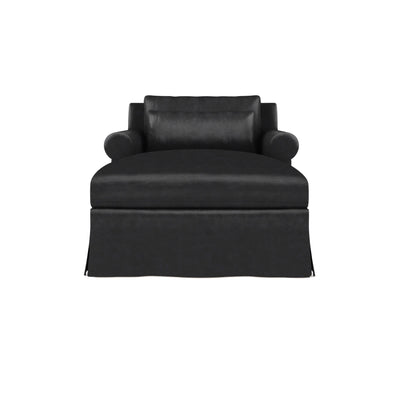 Ludlow Chaise - Black Jack Vintage Leather