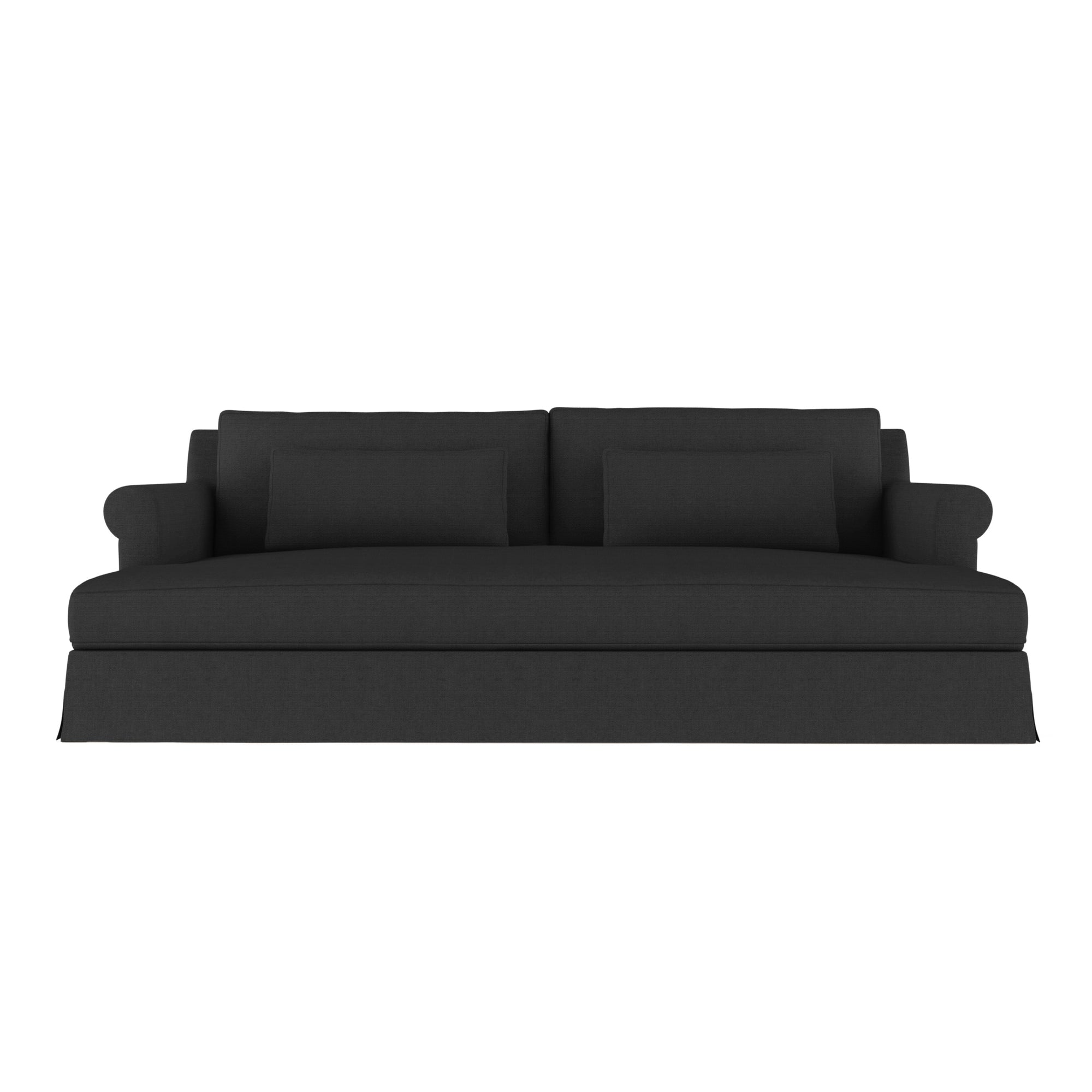 Ludlow Daybed - Black Jack Box Weave Linen