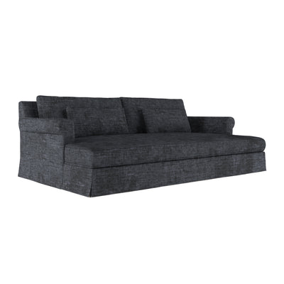 Ludlow Daybed - Graphite Crushed Velvet
