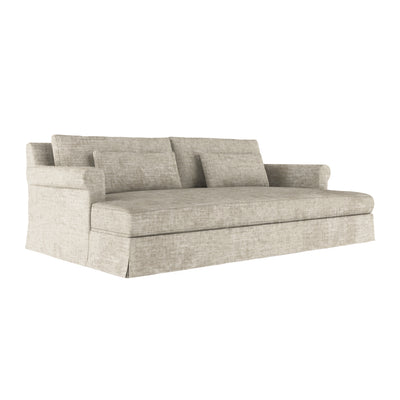 Ludlow Daybed - Oyster Crushed Velvet