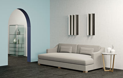 Crosby Daybed - Oyster Crushed Velvet