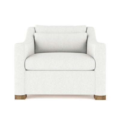 Crosby Chair - Blanc Plush Velvet