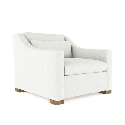 Crosby Chair - Blanc Plush Velvet