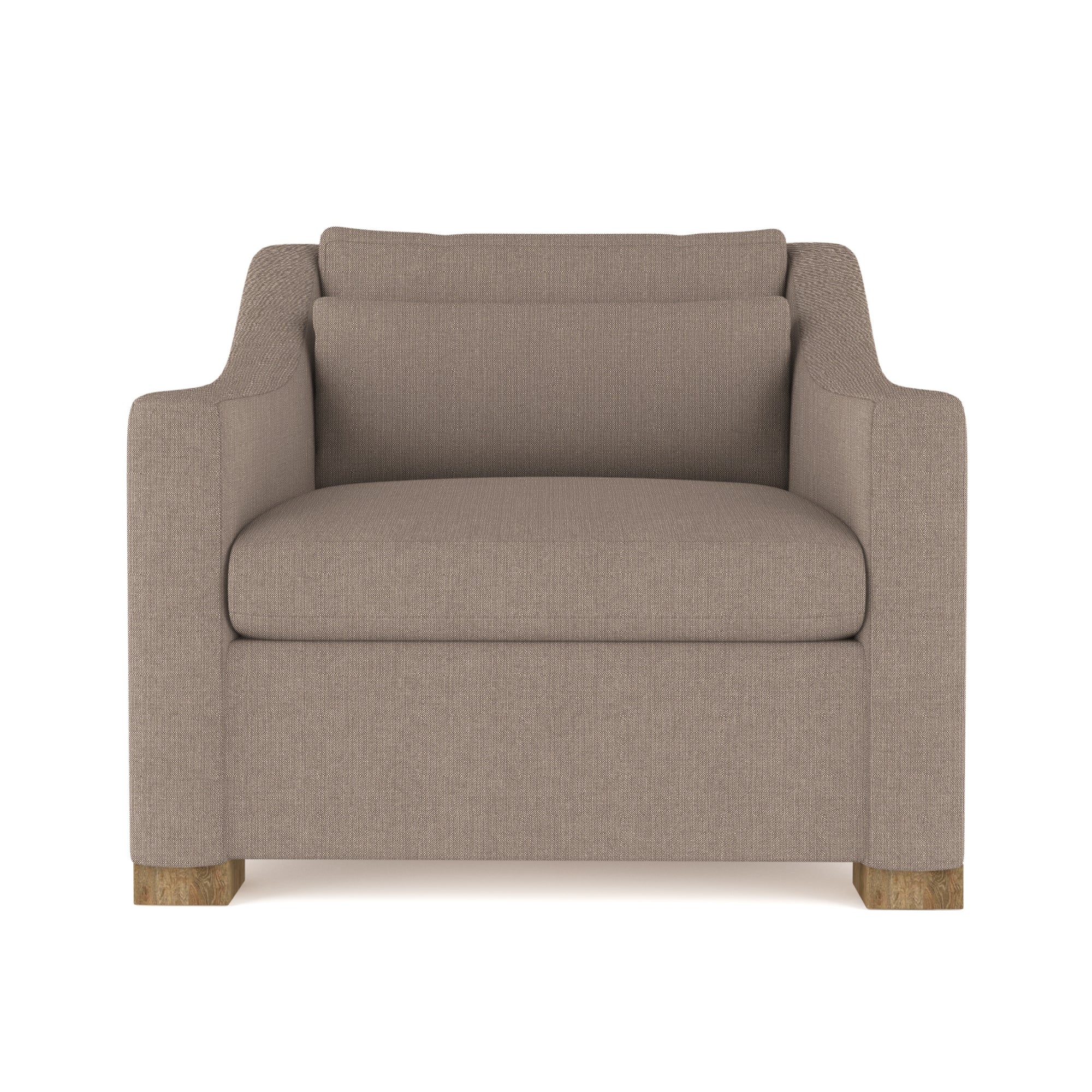 Crosby Chair - Pumice Box Weave Linen