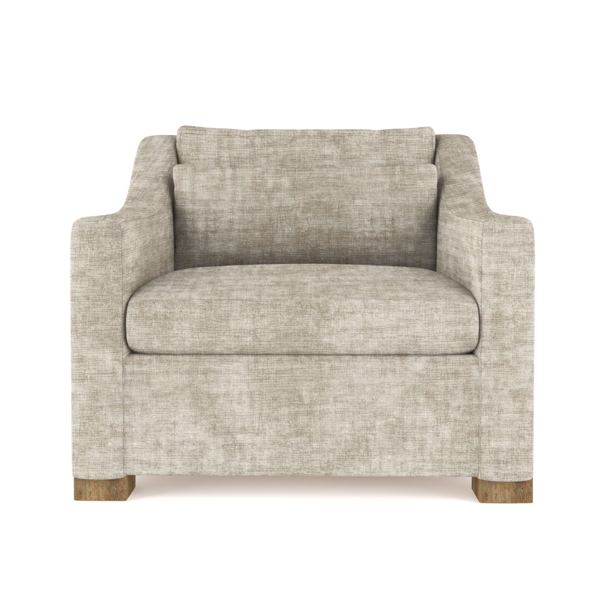 Crosby Chair - Oyster Crushed Velvet