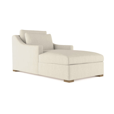 Crosby Chaise - Oyster Box Weave Linen