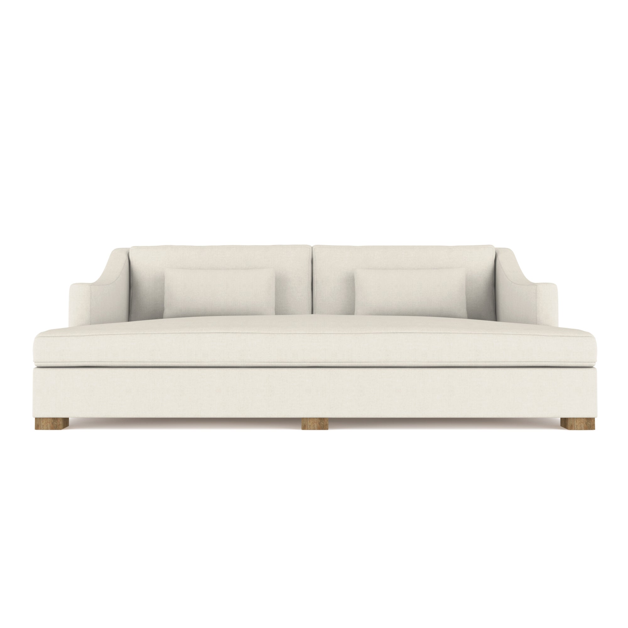 Crosby Daybed - Alabaster Box Weave Linen