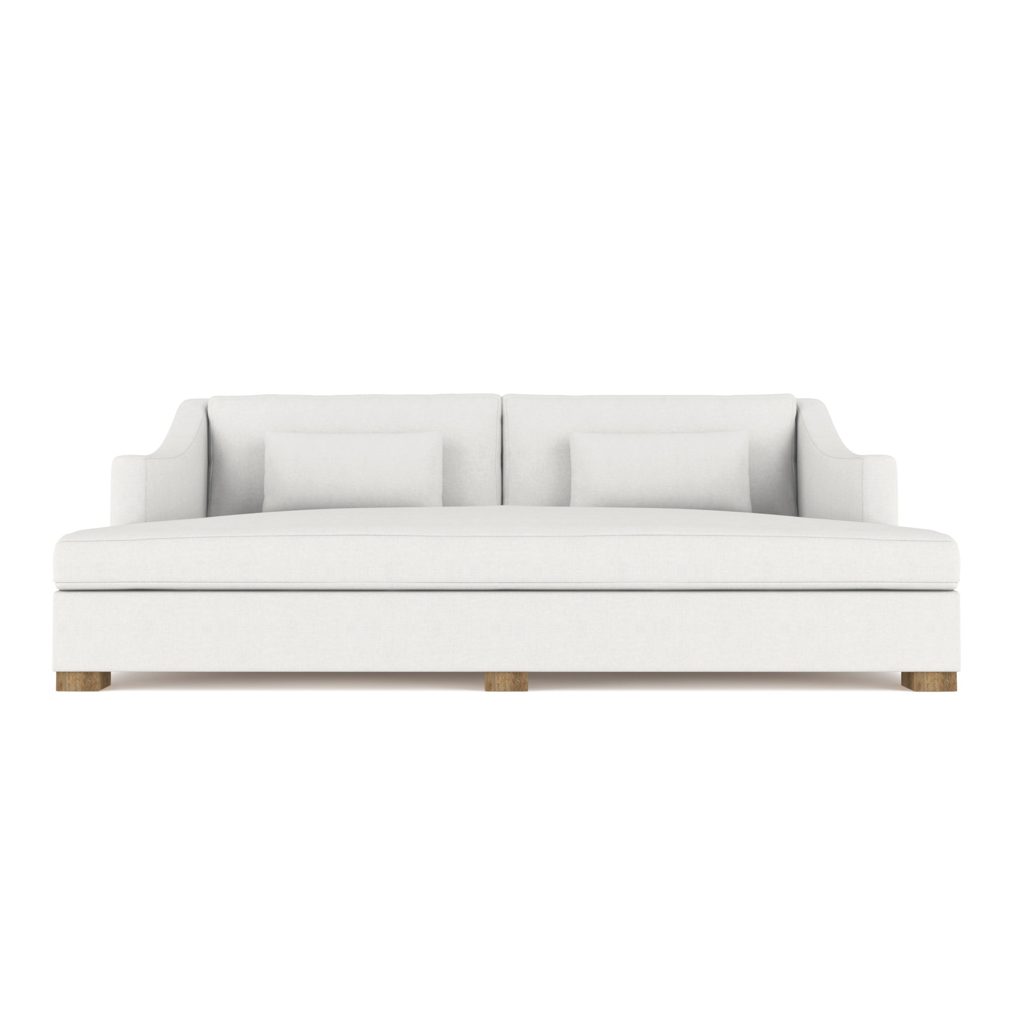Crosby Daybed - Blanc Box Weave Linen