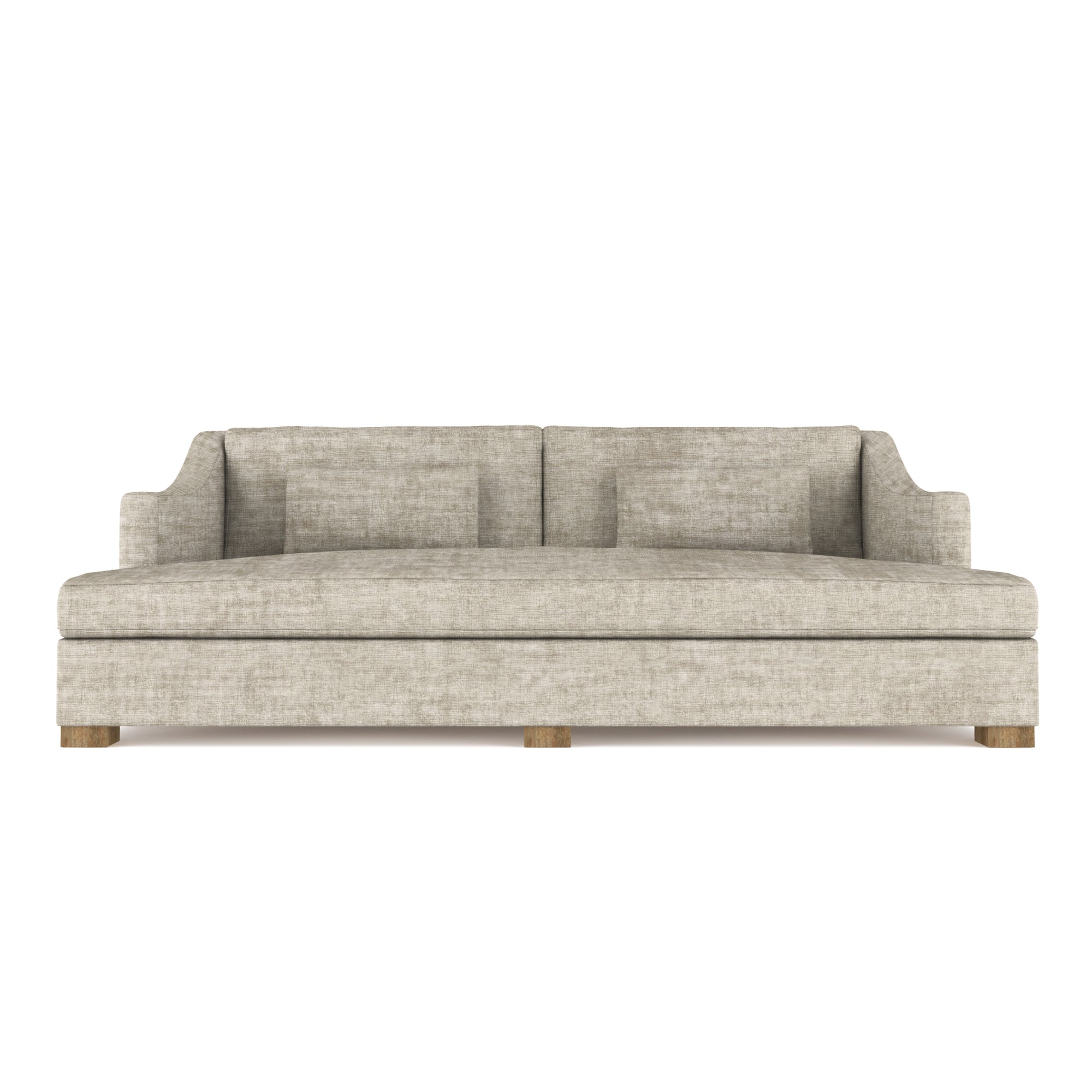 Crosby Daybed - Oyster Crushed Velvet