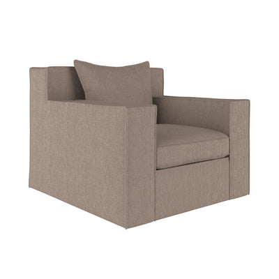 Mulberry Chair - Pumice Box Weave Linen