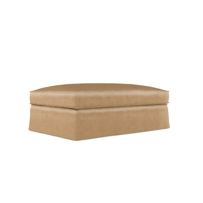 Mulberry Ottoman - Marzipan Vintage Leather