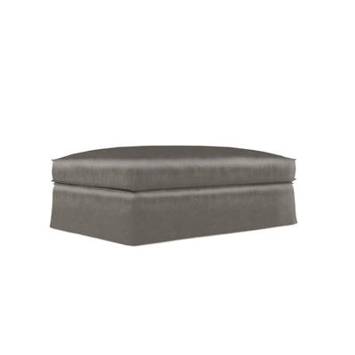 Mulberry Ottoman - Pumice Vintage Leather