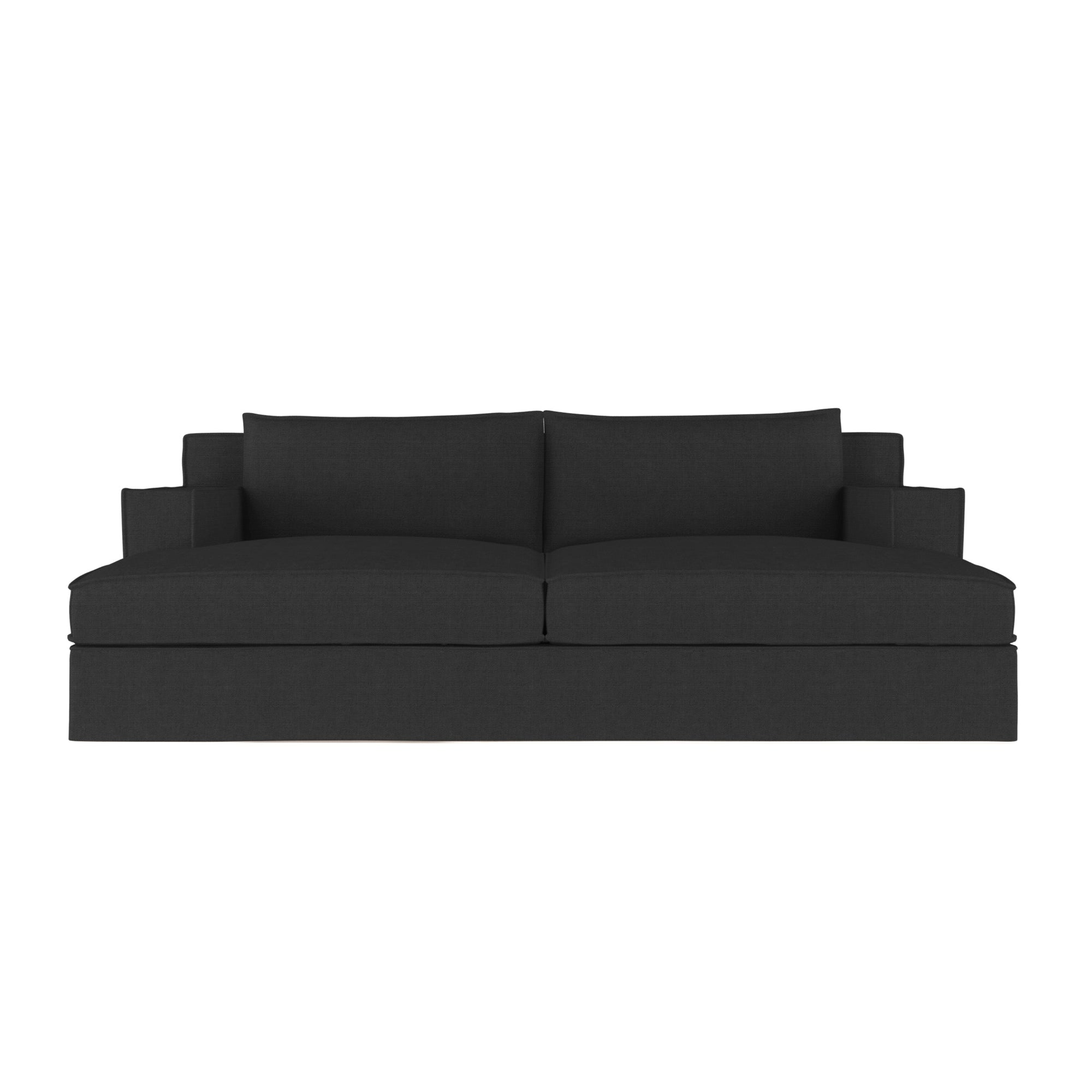 Mulberry Daybed - Black Jack Box Weave Linen