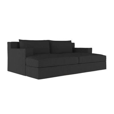 Mulberry Daybed - Black Jack Box Weave Linen