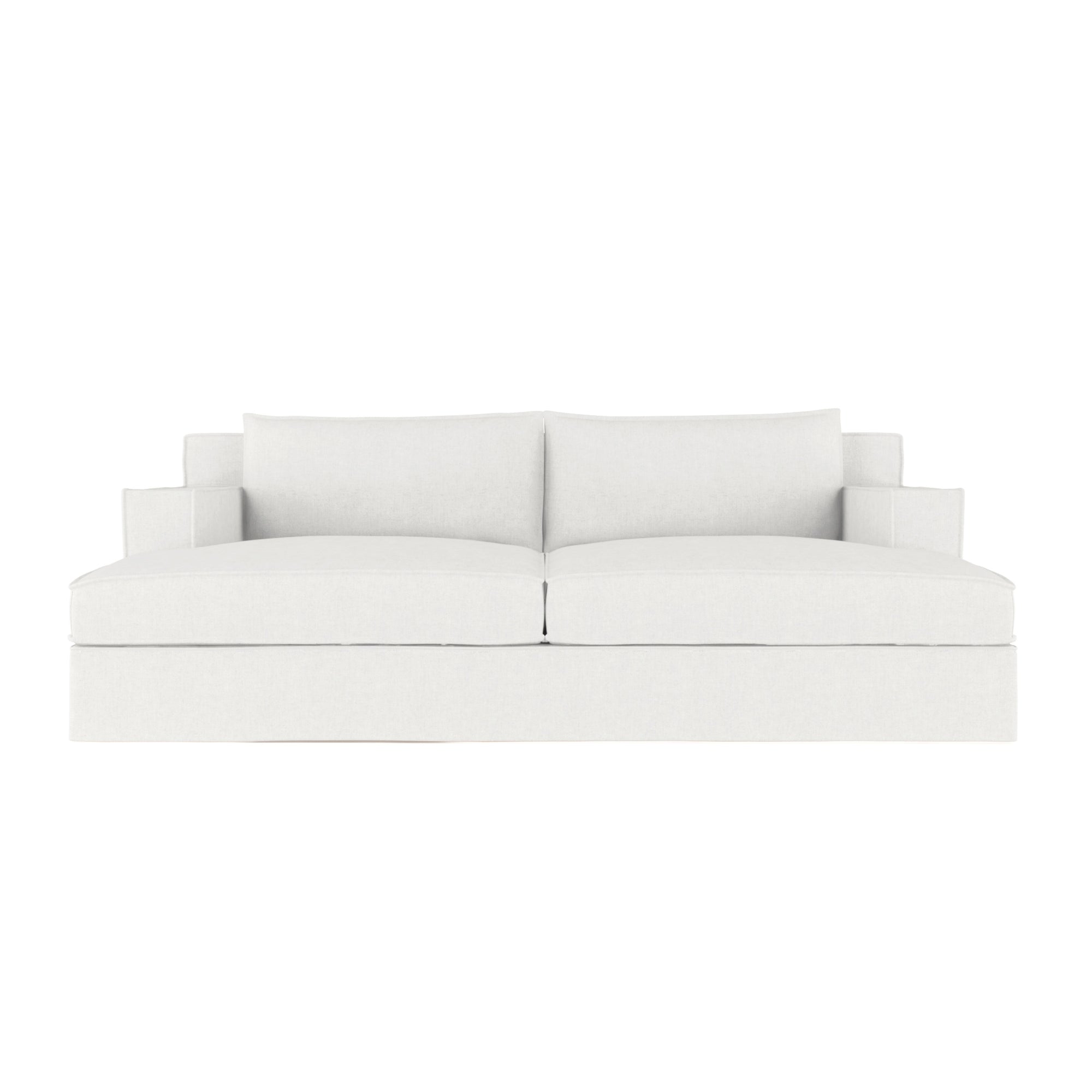 Mulberry Daybed - Blanc Box Weave Linen