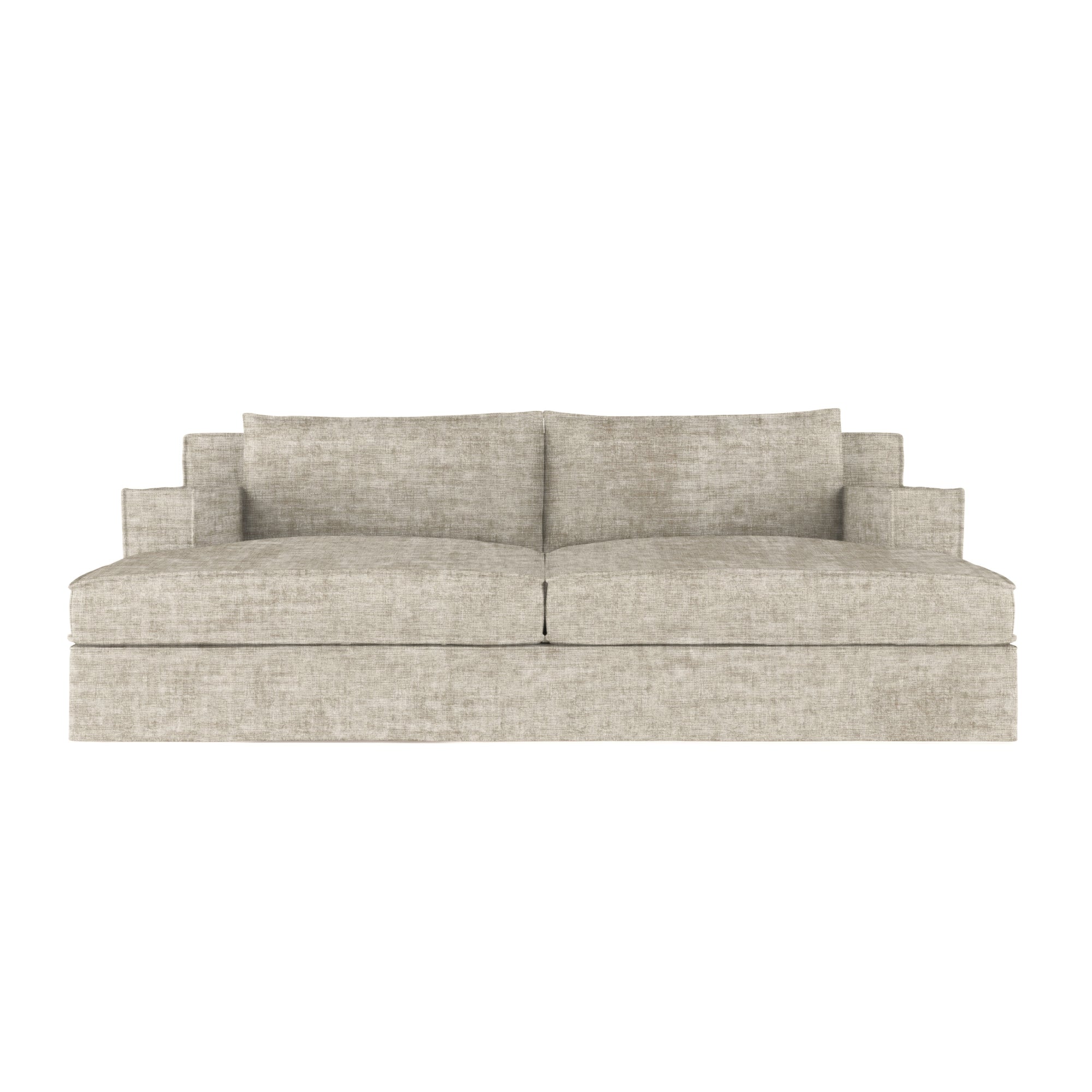 Mulberry Daybed - Oyster Crushed Velvet