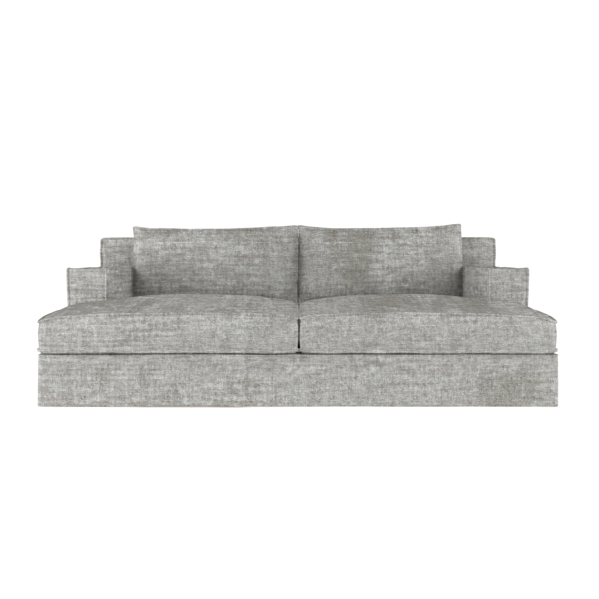 Mulberry Daybed - Silver Streak Crushed Velvet