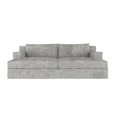 Mulberry Daybed - Silver Streak Crushed Velvet