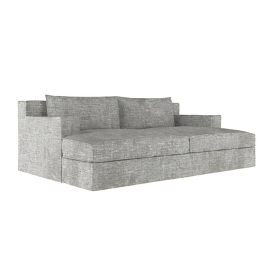 Mulberry Daybed - Silver Streak Crushed Velvet