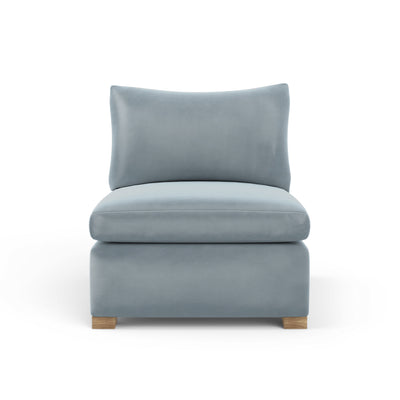 Evans Armless Chair - Haze Vintage Leather