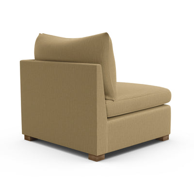 Evans Corner Chair - Marzipan Box Weave Linen