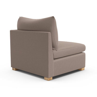 Evans Corner Chair - Pumice Box Weave Linen