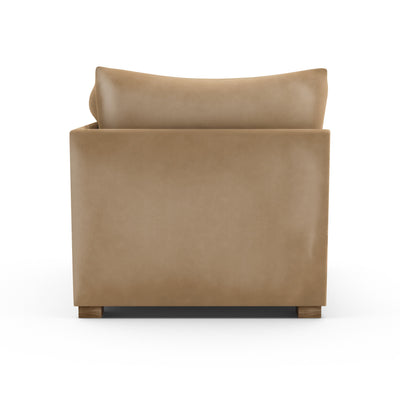 Evans Corner Chair - Marzipan Vintage Leather